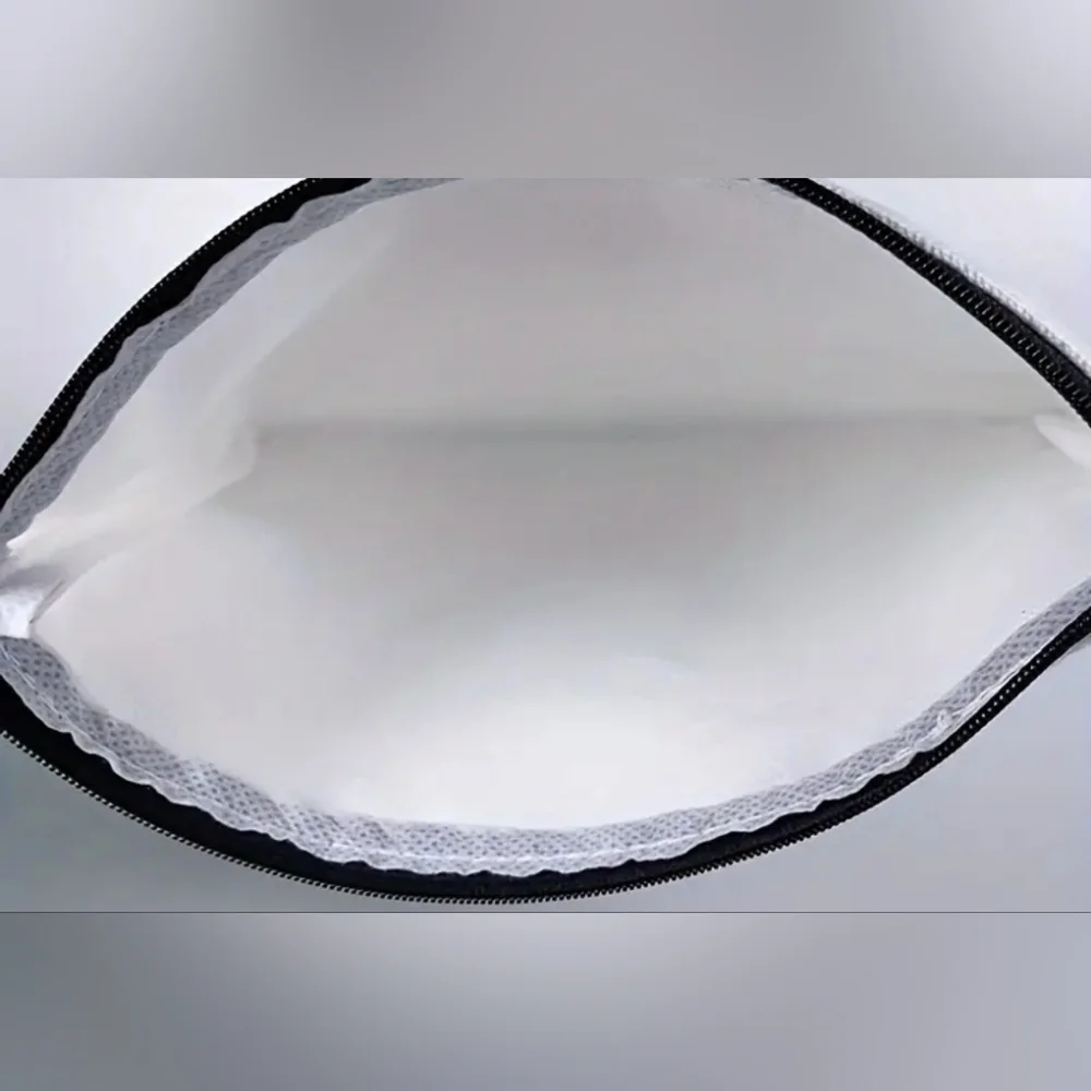 Cosmetic bag with elegant design.